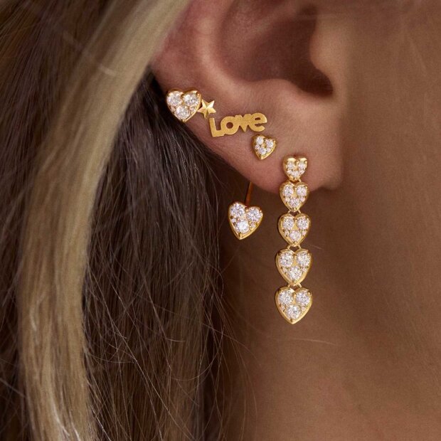 STINE A - PETIT J'ADORE EARRING | FORGYLDT