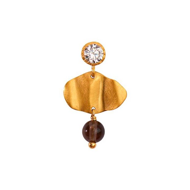 STINE A - PETIT CLEO MOCHA EARRING | FORGYLDT