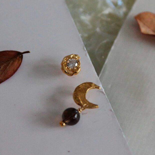 STINE A - BIG FLOW EARRING | FORGYLDT