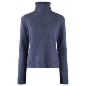 SIX AMES - RILLO SWEATER | DEEP BLUE MELANGE