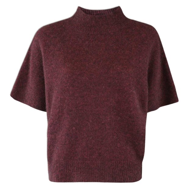 SIX AMES - DOANNE SWEATER | RED WINE MELANGE