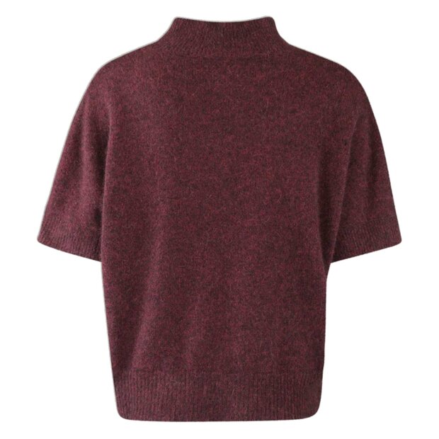 SIX AMES - DOANNE SWEATER | RED WINE MELANGE