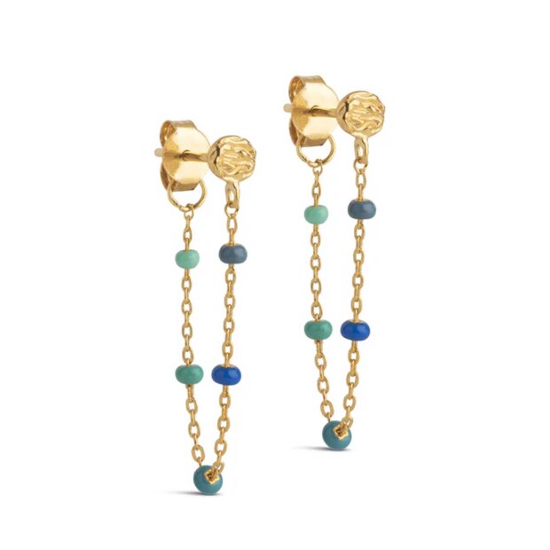 ENAMEL COPENHAGEN - LOLA ØRERING FORGYLDT | ATLANTIC