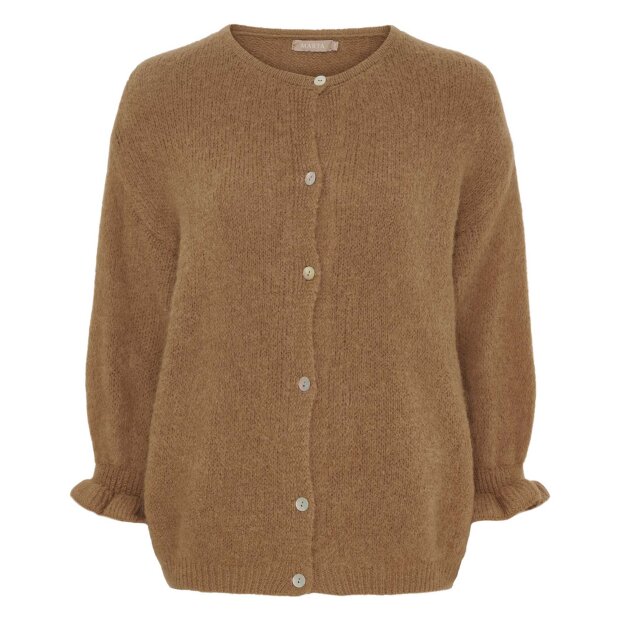 MARTA DU CHATEAU - JULIANA CARDIGAN | CAMEL