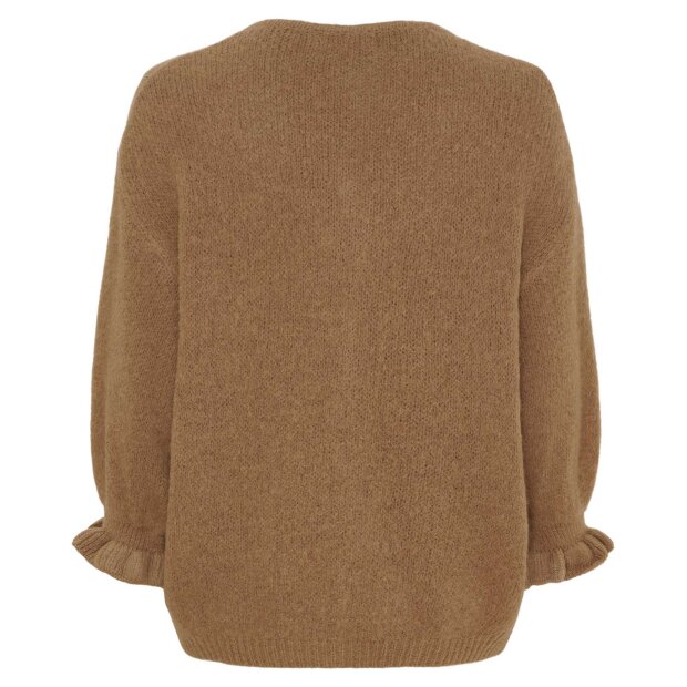 MARTA DU CHATEAU - JULIANA CARDIGAN | CAMEL