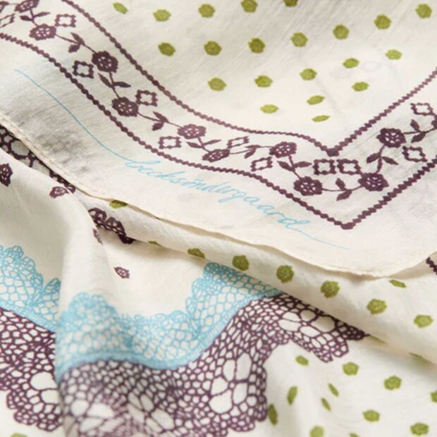 BECK SØNDERGAARD - LACIA TABBY SIA SCARF | BIRCH WHITE