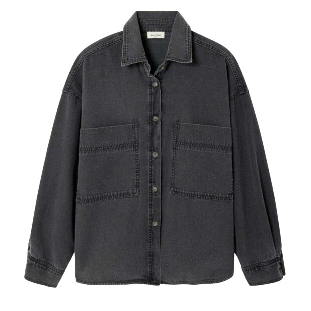 AMERICAN VINTAGE - JAZY JEANSSKJORTE | BLACK