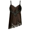 NEO NOIR - VIOLE LACE TOP | DARK BROWN NEO NOIR - VIOLE LACE TOP | DARK BROWN