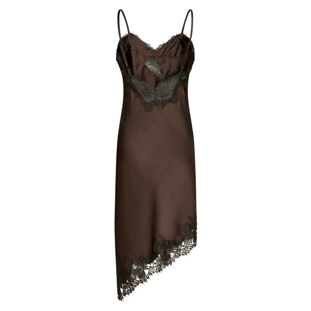NEO NOIR - SORELLE LACE DRESS | DARK BROWN
