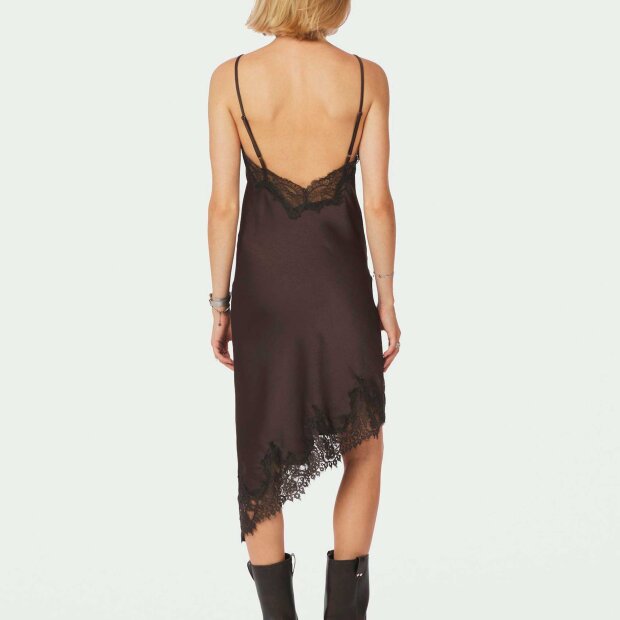 NEO NOIR - SORELLE LACE DRESS | DARK BROWN