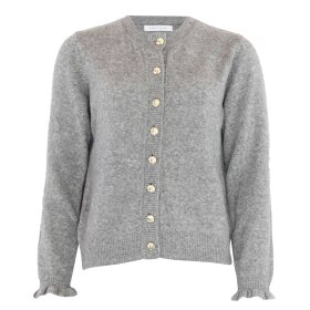 CONTINUE COPENHAGEN - SISSE GOLD CARDIGAN | GREY