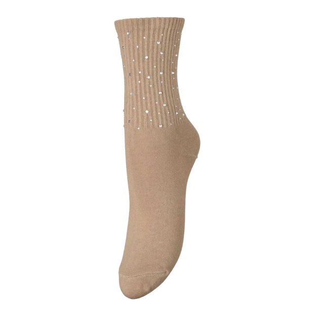 BECK SØNDERGAARD - GLIMSY COTTA SOCK | PINE BARK