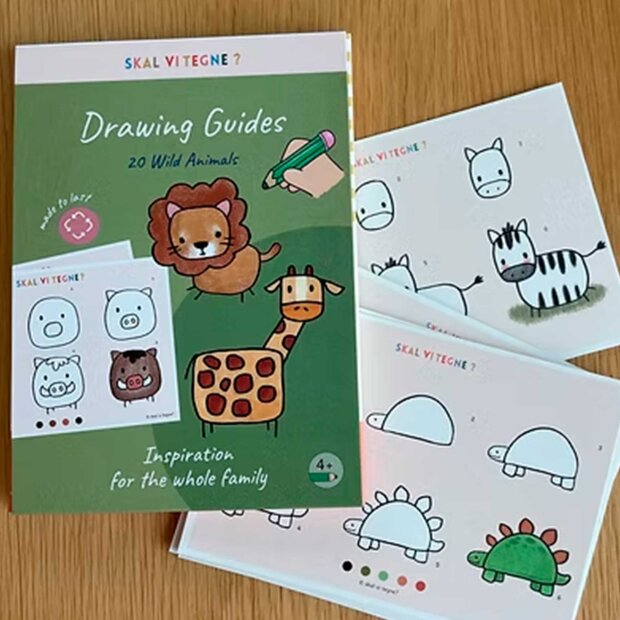 SKAL VI TEGNE - TEGNEGUIDES | WILD ANIMALS