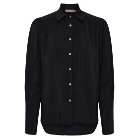 MARTA DU CHATEAU - RHEA SHIRT | BLACK