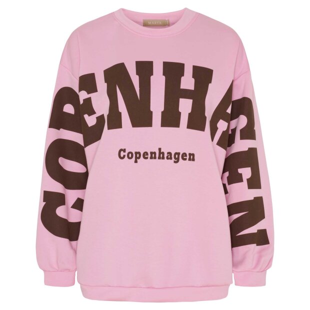 MARTA DU CHATEAU - HIBISCUS SWEATSHIRT | PINK