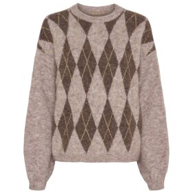 MARTA DU CHATEAU - CORA KNIT | BEIGE/GOLD