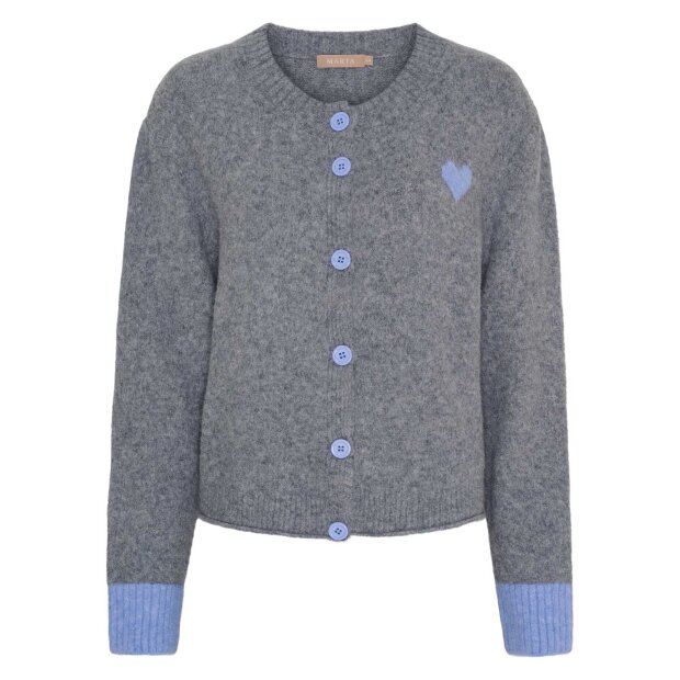 MARTA DU CHATEAU - CALLA KNIT | GREY/BLUE