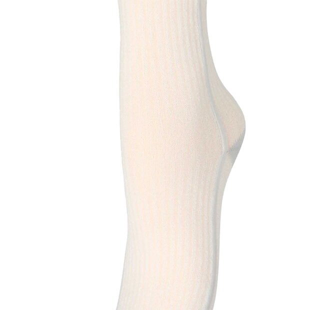 BECK SØNDERGAARD - STRIPY GLITTER SOCK | BIRCH WHITE