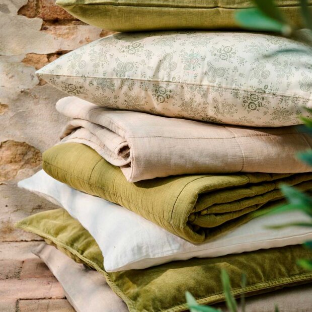 IB LAURSEN - VINTAGE QUILT SENGETÆPPE | LINEN