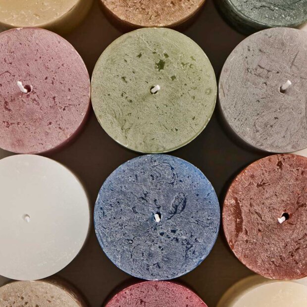 IB LAURSEN - STEARINLYS - RUSTIK H14CM Ø6,8 | HONEY