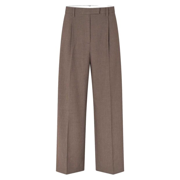 SECOND FEMALE - DAKOTA TROUSERS | MID BROWN MELANGE