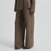 SECOND FEMALE - DAKOTA TROUSERS | MID BROWN MELANGE SECOND FEMALE - DAKOTA TROUSERS | MID BROWN MELANGE