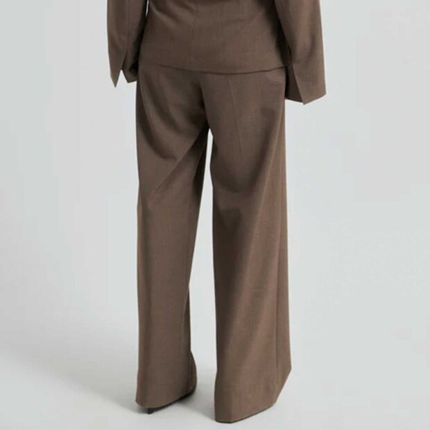 SECOND FEMALE - DAKOTA TROUSERS | MID BROWN MELANGE