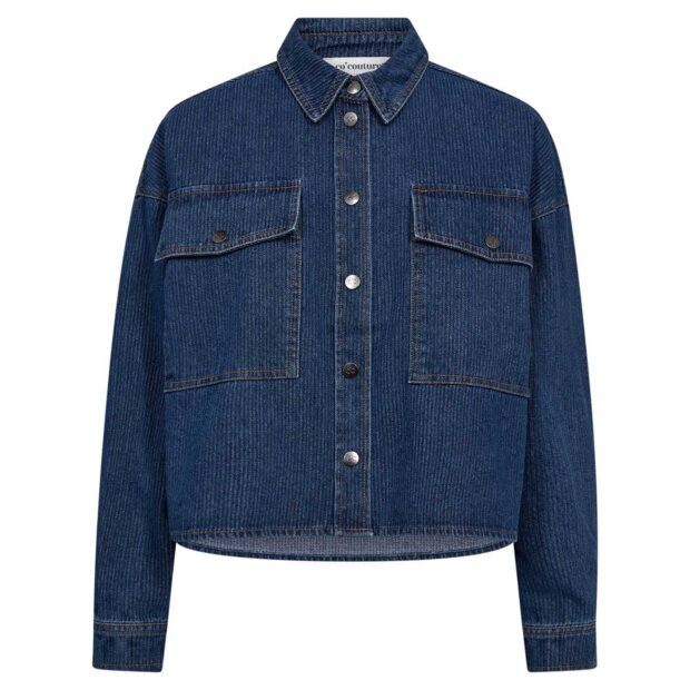 CO COUTURE - KIMMY DENIM SHIRT | DARK DENIM
