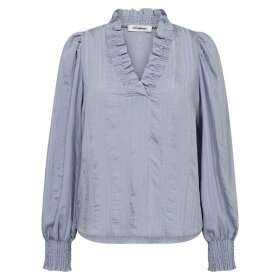 CO COUTURE - KESI V-BLOUSE | PALE BLUE