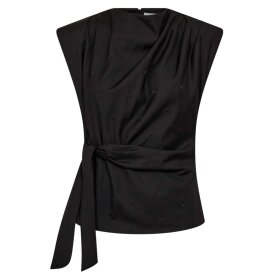 CO COUTURE - SAGA PLEAT TOP | BLACK CO COUTURE - SAGA PLEAT TOP | BLACK
