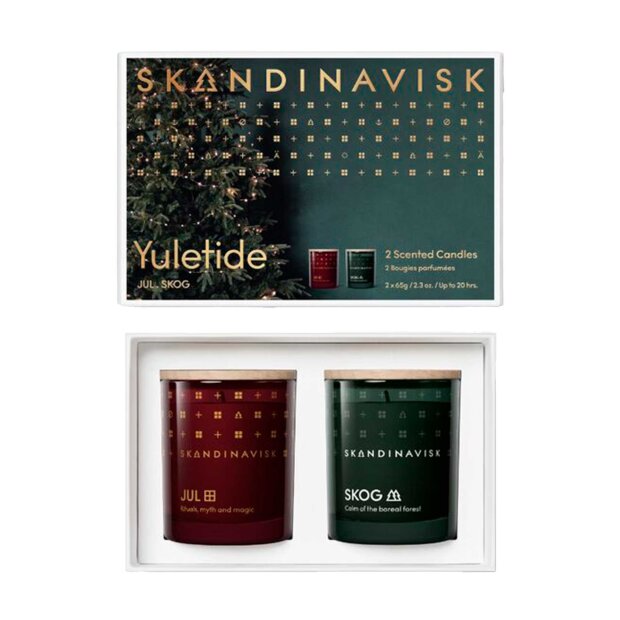SKANDINAVISK - GIFTSET - YULETIDE SCENTED CANDLES