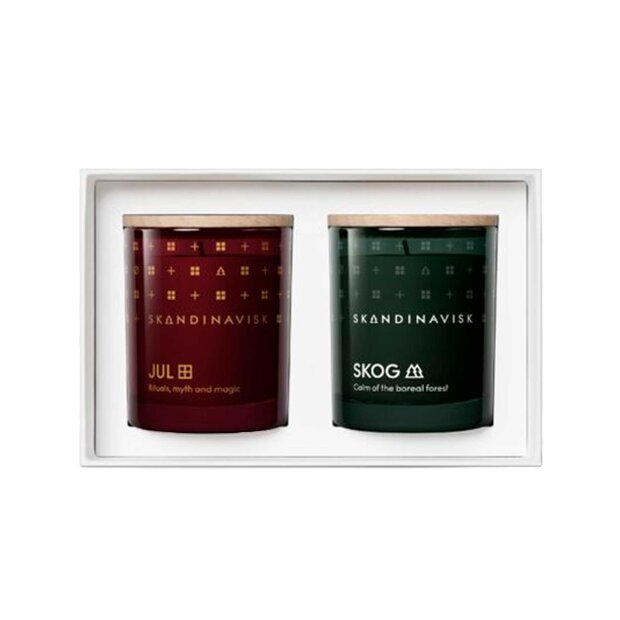 SKANDINAVISK - GIFTSET - YULETIDE SCENTED CANDLES
