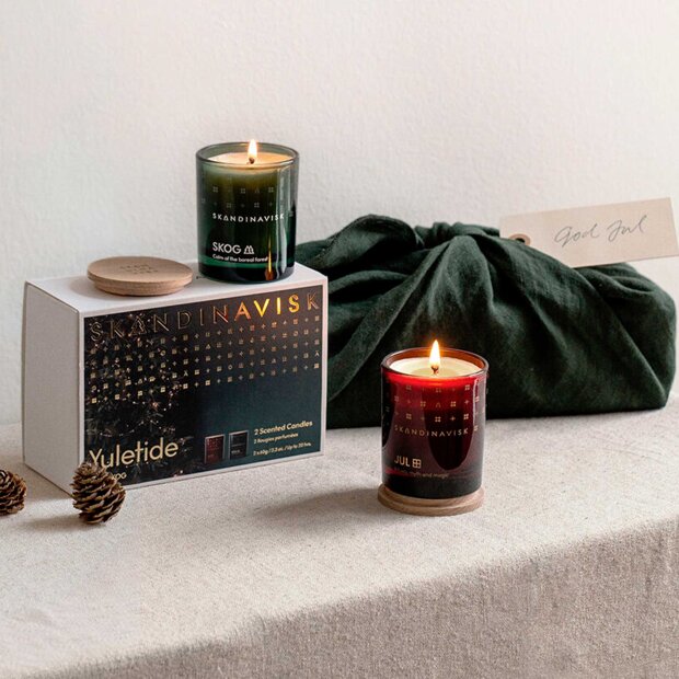 SKANDINAVISK - GIFTSET - YULETIDE SCENTED CANDLES