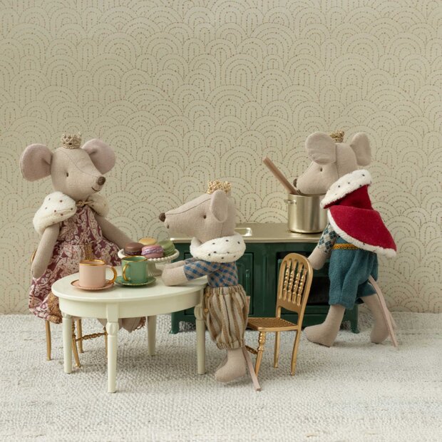 MAILEG - VINTAGE SPISEBORD, MUS | RÅHVID