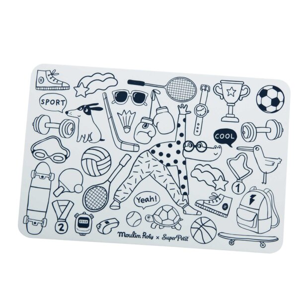 MOULIN ROTY - SILIKONE DÆKKESERVIETTER M/TUSSER