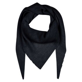 FRAU - DOHA CASHMERE TØRKLÆDE LARGE | NAVY