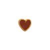 STINE A - PETIT LOVE HEART W/ENAMEL, FG | MOCHA STINE A - PETIT LOVE HEART W/ENAMEL, FG | MOCHA