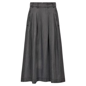 CO COUTURE - ANYA DENIM NEDERDEL | MID GREY