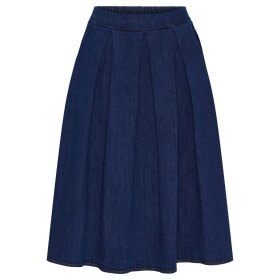 MARTA DU CHATEAU - AILA SKIRT | MEDIUM BLUE