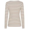 MARTA DU CHATEAU - BEGONIA LS TEE | BEIGE MELANGE