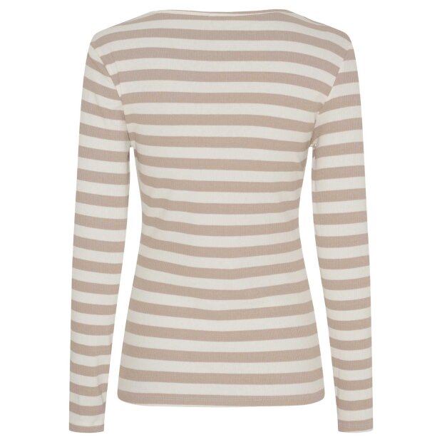 MARTA DU CHATEAU - BEGONIA LS TEE | BEIGE MELANGE