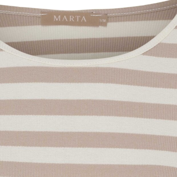 MARTA DU CHATEAU - BEGONIA LS TEE | BEIGE MELANGE