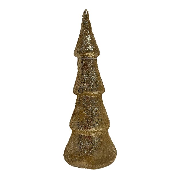 COR MULDER - JULETRÆ I GLAS H26CM | GOLD