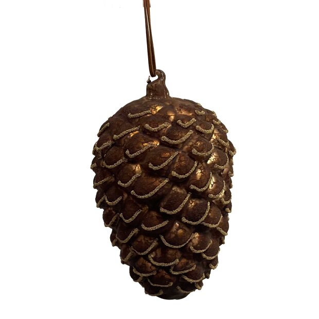 SHISHI - GLASKOGLE RUND 14CM | MAT ANTIQUE BROWN