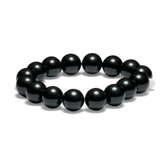 SOI - CHUNKY STRECH ARMBÅND | BLACK ONYX
