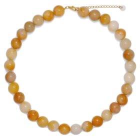 SOI - FARO CHUNKY KRYSTAL HALSKÆDE | ORANGE AVENTURIN