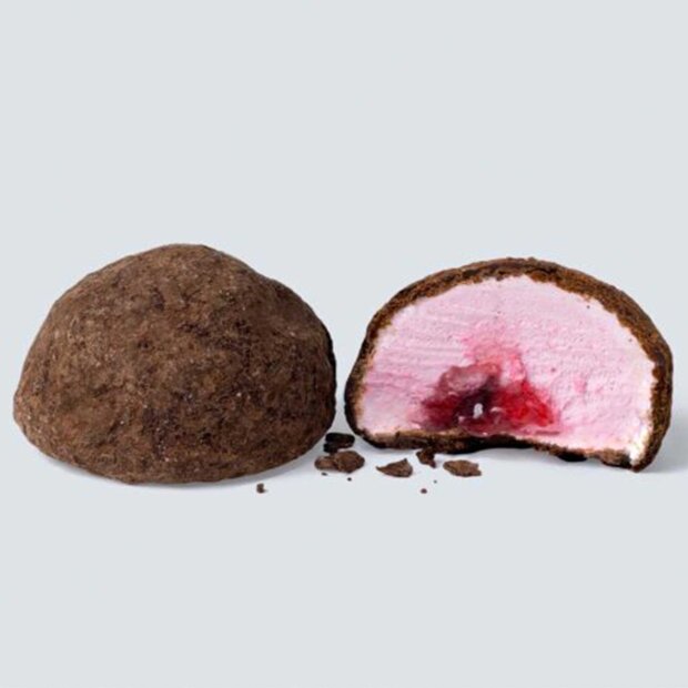 THE MALLOWS - FILLED MALLOWS | STRAWBERRY/DARK CHOC