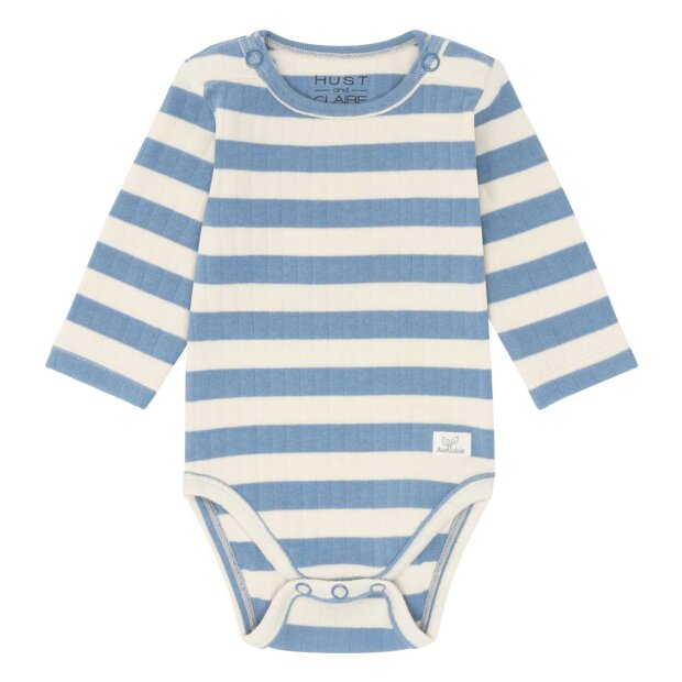 HUST AND CLAIRE - BEBE RIB BODYSTOCKING | LIGHT BLUE