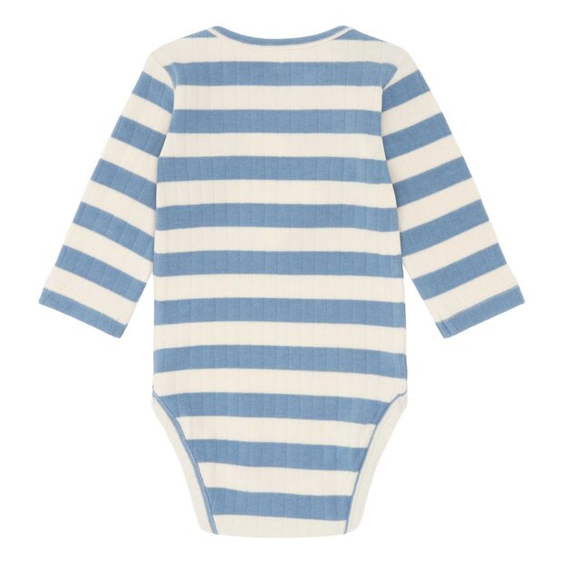 HUST AND CLAIRE - BEBE RIB BODYSTOCKING | LIGHT BLUE