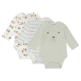 HUST AND CLAIRE - BASE 3-PACK BODYSTOCKING | GREEN FOAM